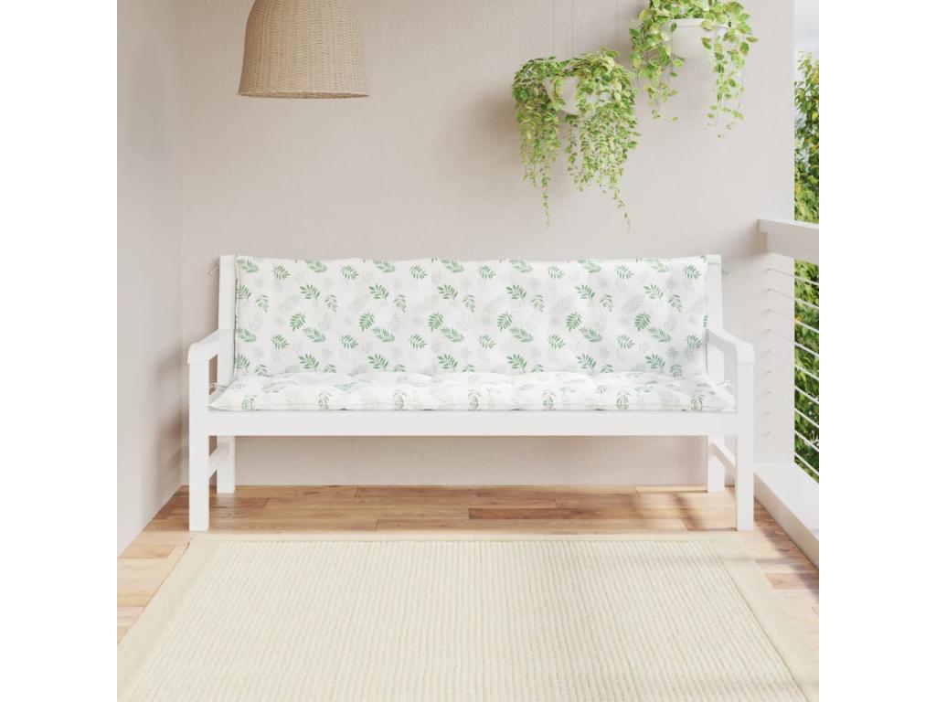 Green Fabric Bench