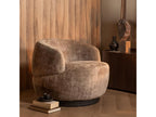 Beige Fabric Accent Chair