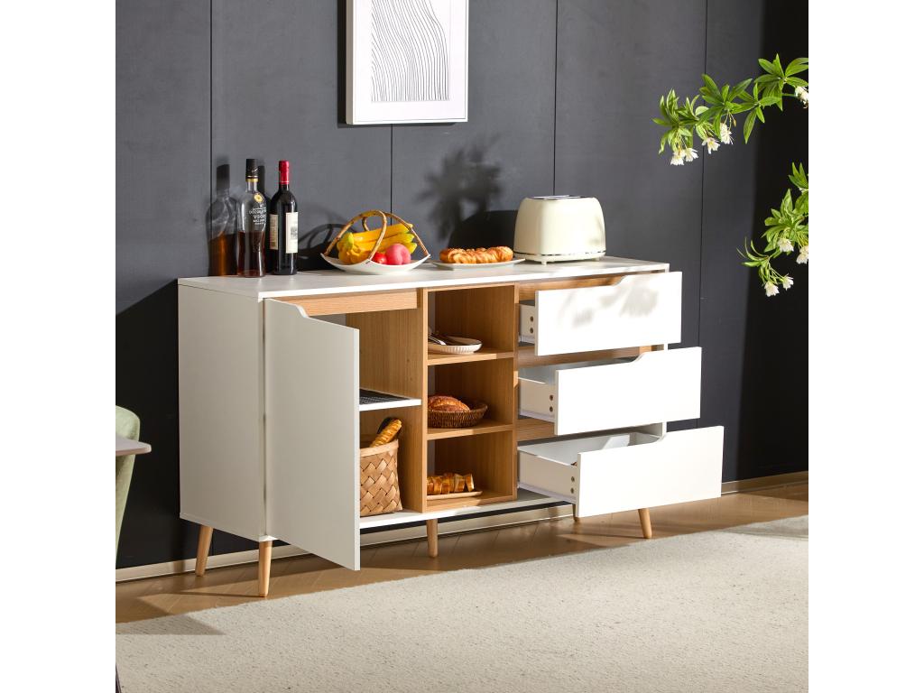 White Sideboard, 140 x 40 x 80.5 cm