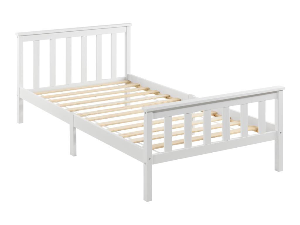White Pine Wood Bed Frame, 100 x 200 cm