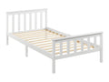 White Pine Wood Bed Frame, 100 x 200 cm