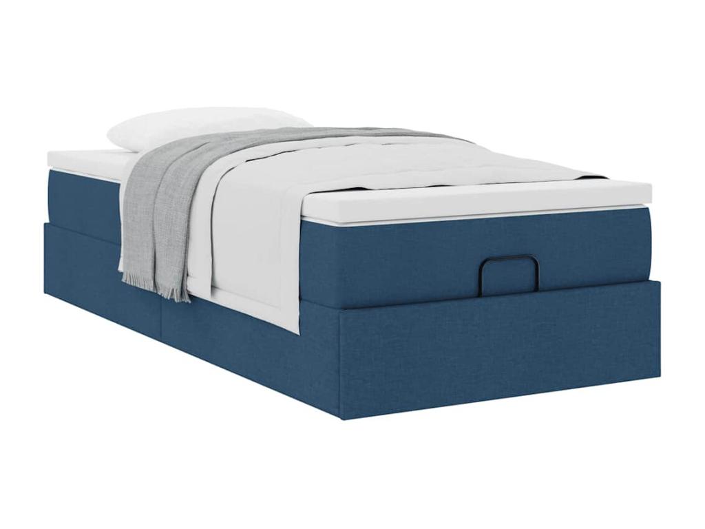 Blue Fabric Mattress, 90 x 190 cm