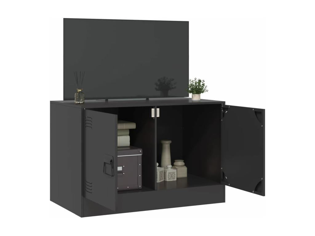 Black TV Stand, 67 x 39 x 44 cm