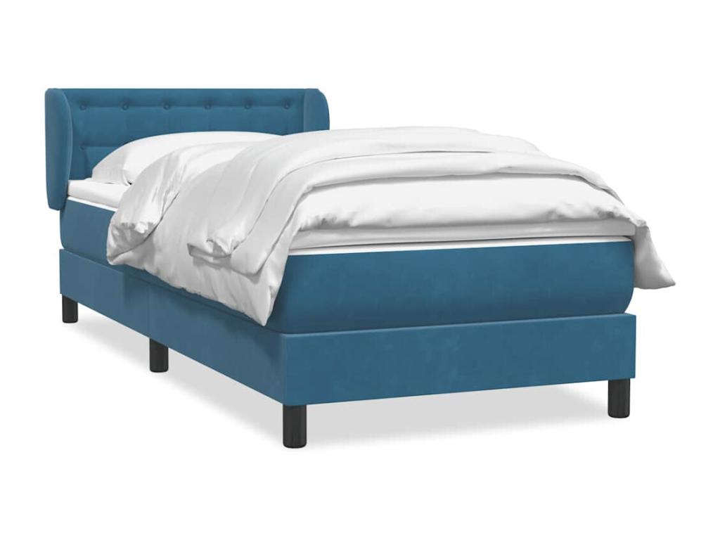 Blue Velvet Mattress, 100 x 220 cm
