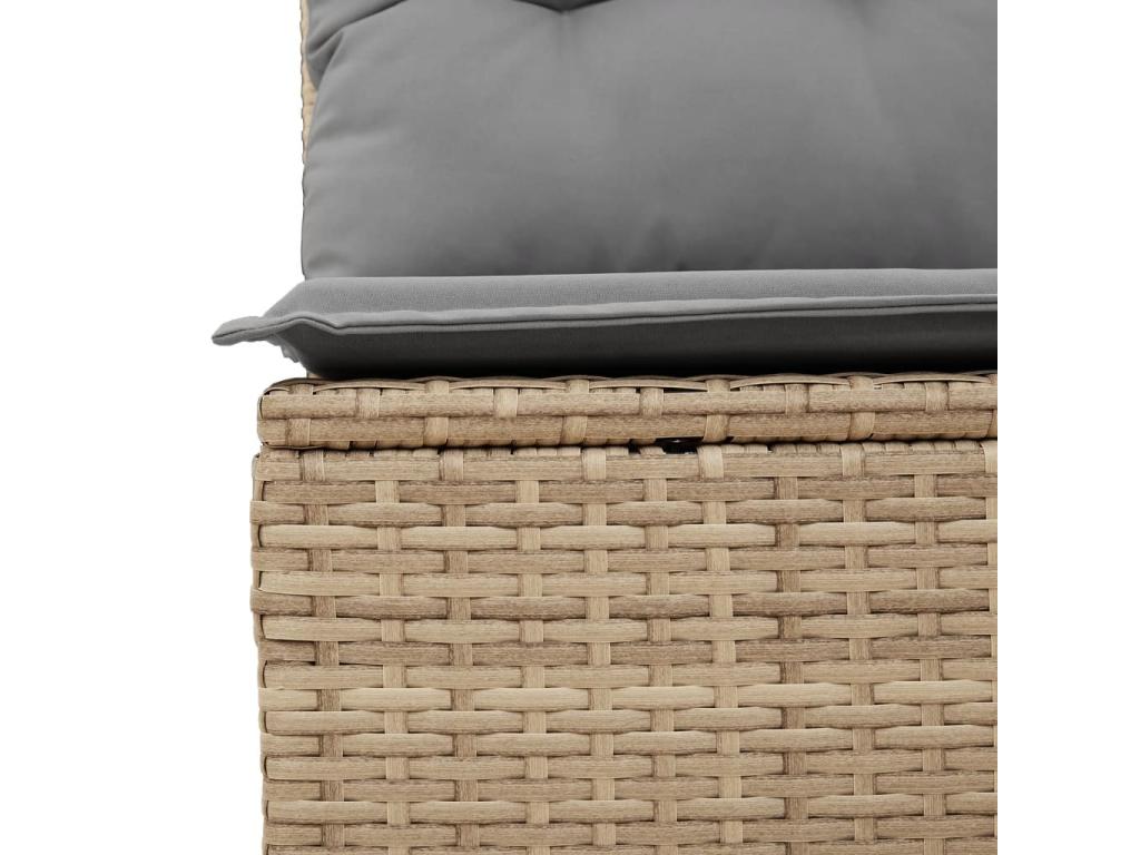 Beige Woven Resin Wicker Outdoor Furniture Set - dlz1766582632136
