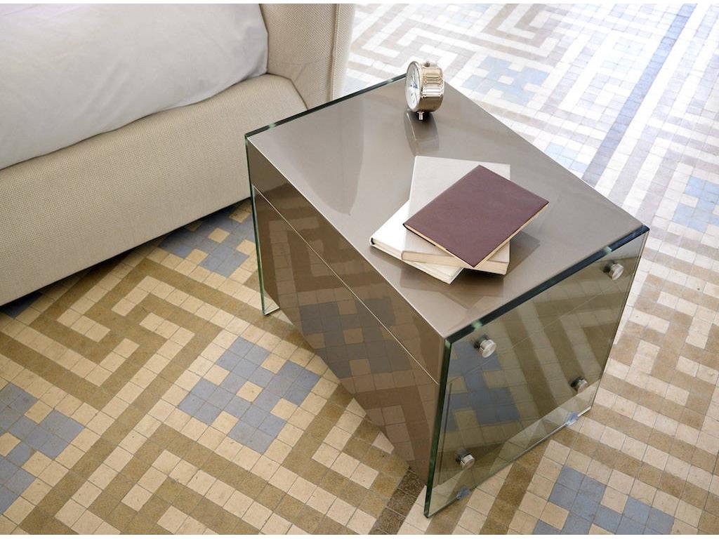 Beige Glass Table