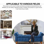 62 Bedroom Tufted Button Storage Bench, Modern Fabric Upholstered Ottoman, Window Bench, Rolled Arm Design