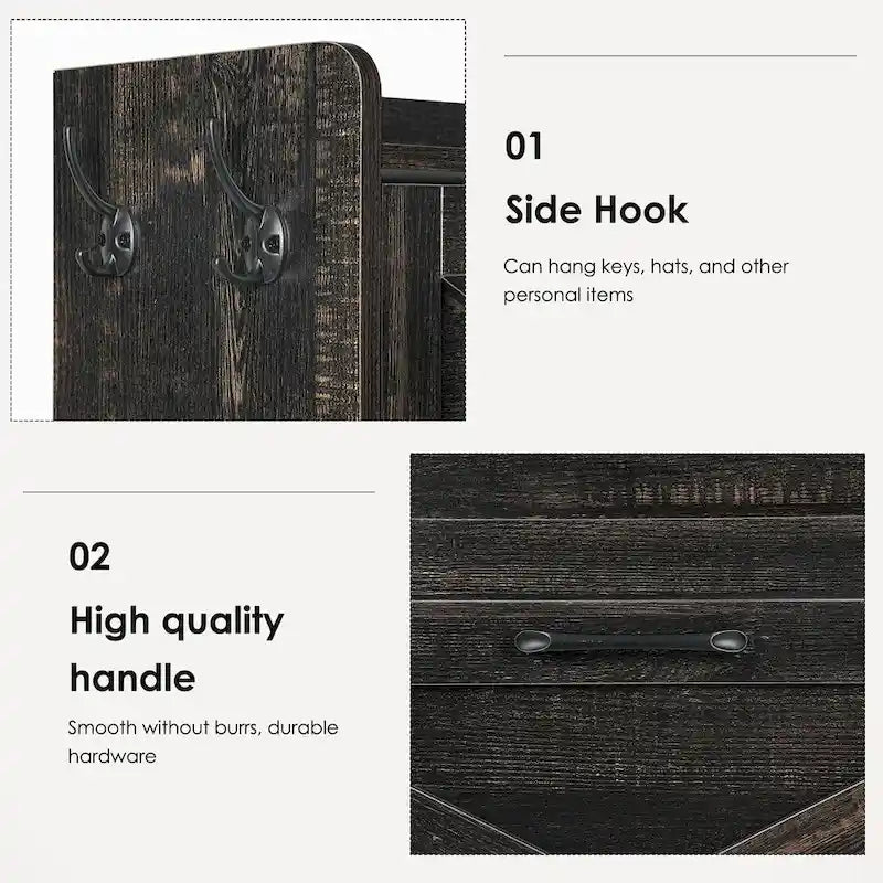 Shoe Cabinet, Entry Home Shoe Cabinet, Entrance Balcony Storage Cabinet, Large Capacity Shoe Rack, Grey