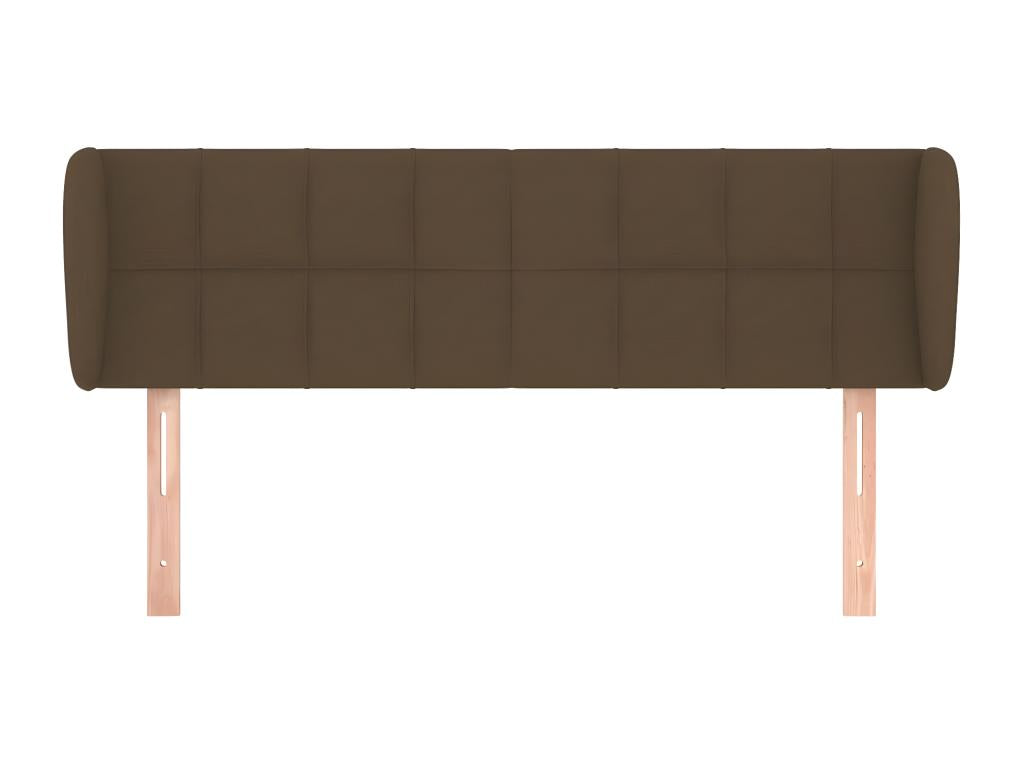 Brown Fabric Bed, 147 x 23 x 78 cm