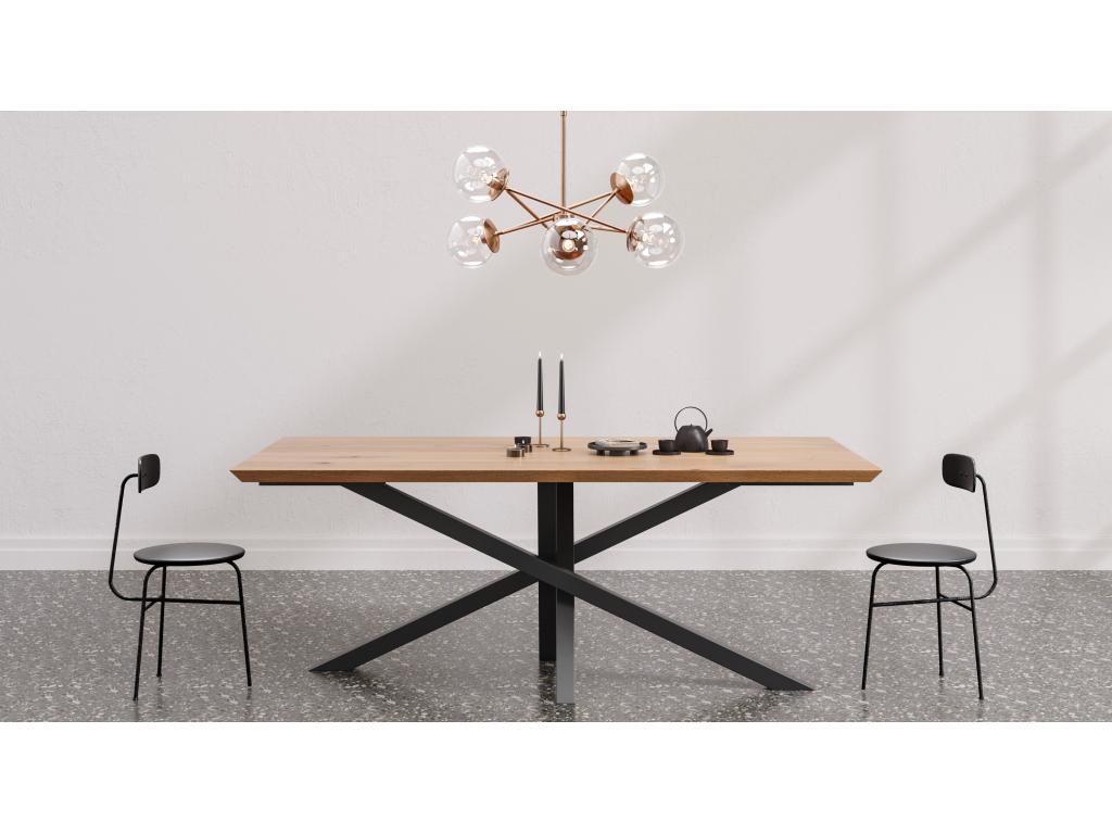 Black Solid Wood Table