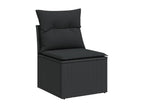 Black Woven Resin Wicker Outdoor Furniture Set - dlz1766581866609