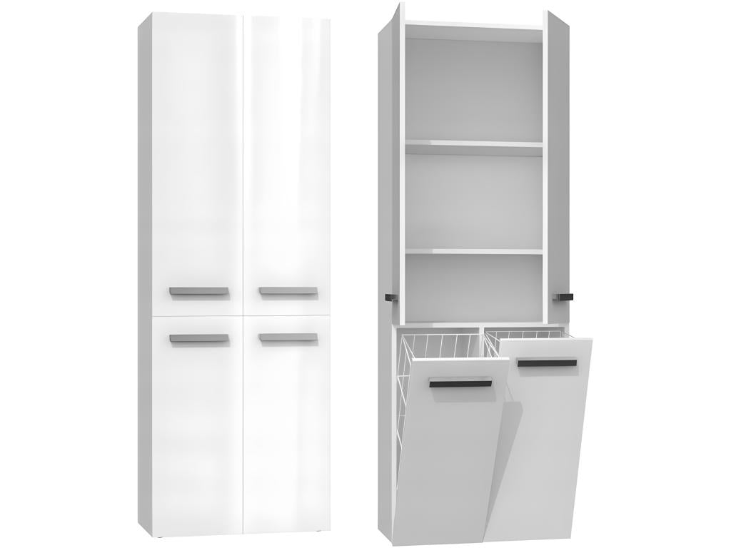 White Wardrobe, 174 x 60 x 30 cm