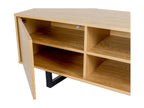 Beige Oak Wood TV Stand