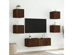 Brown Oak Wood TV Stand - dlz1766582551860