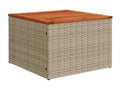 Beige Woven Resin Wicker Outdoor Furniture Set - dlz1766582019589