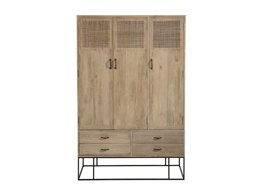 Natural Metal Wardrobe