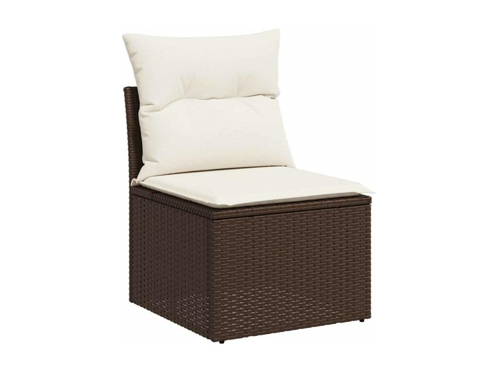 Brown Woven Resin Wicker Outdoor Furniture Set - dlz1766582479354