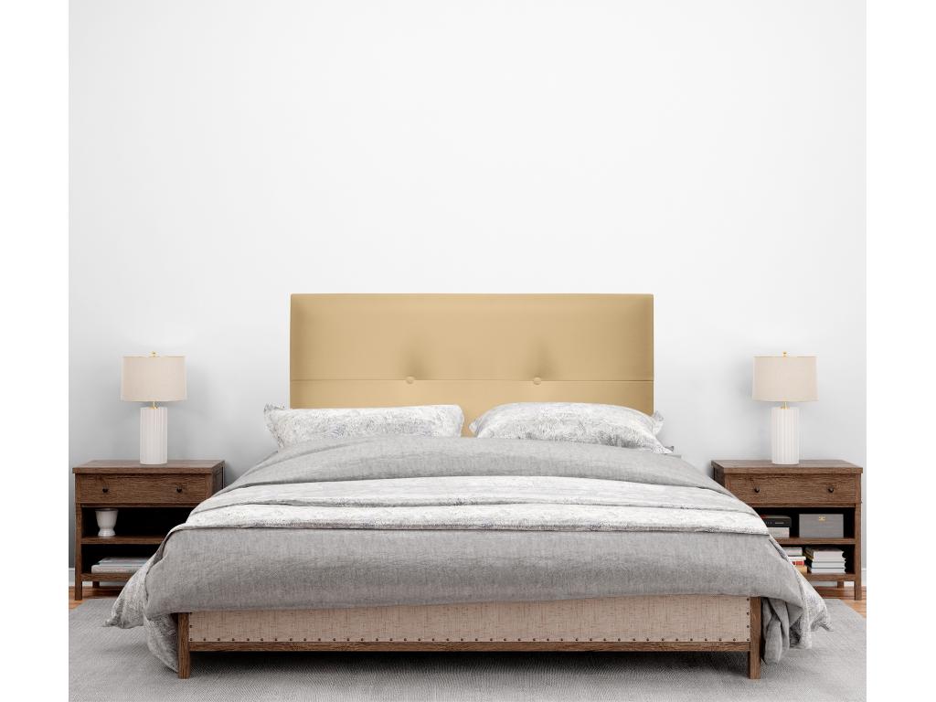 Faux Leather Bed, 90 x 105 cm