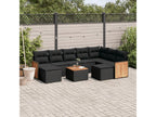 Black Woven Resin Wicker Outdoor Furniture Set - dlz1766582598458