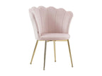 Beige Velvet Chair