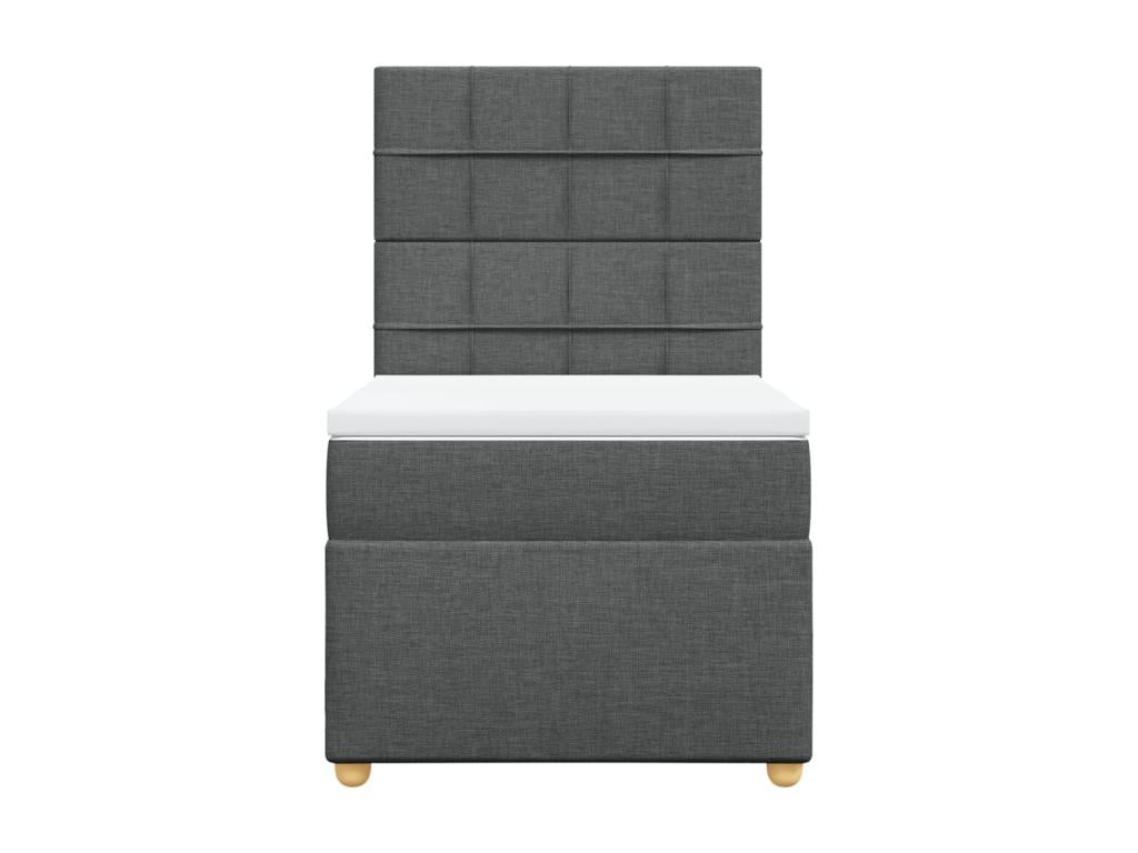 Gray Fabric Mattress, 80 x 200 cm - dlz1766582169853