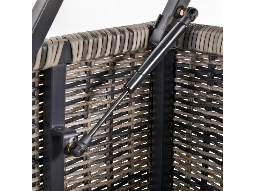 Gray Metal Coffee Table