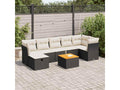 Black Woven Resin Wicker Outdoor Furniture Set - dlz1766582592762