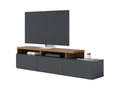 Brown Oak Wood TV Stand