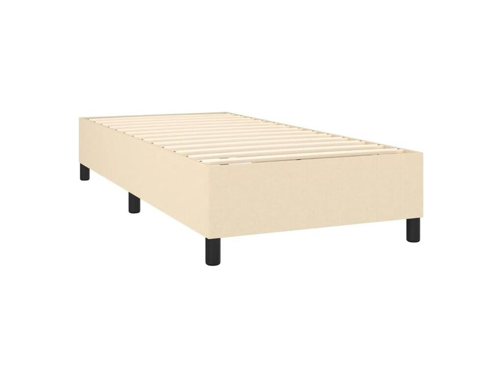 White Fabric Mattress, 90 x 190 cm