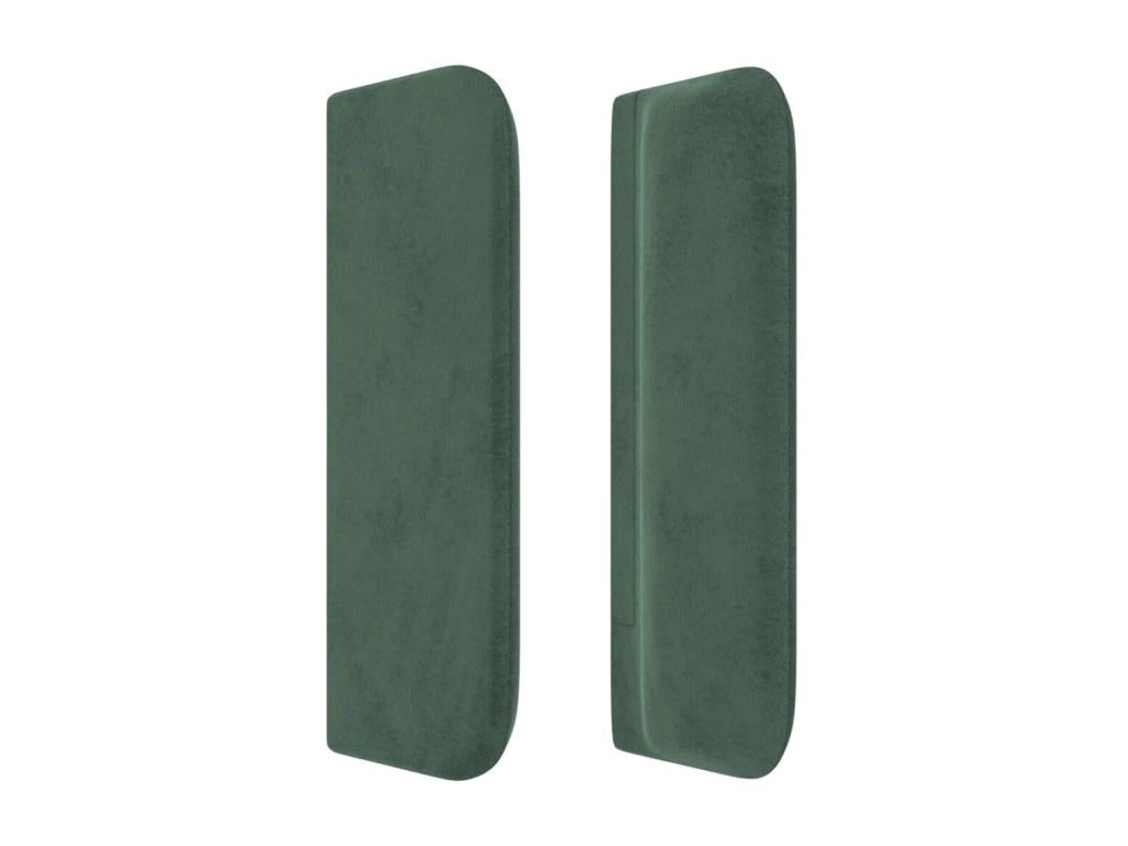 Green Velvet Bed, 93 x 16 x 78 cm