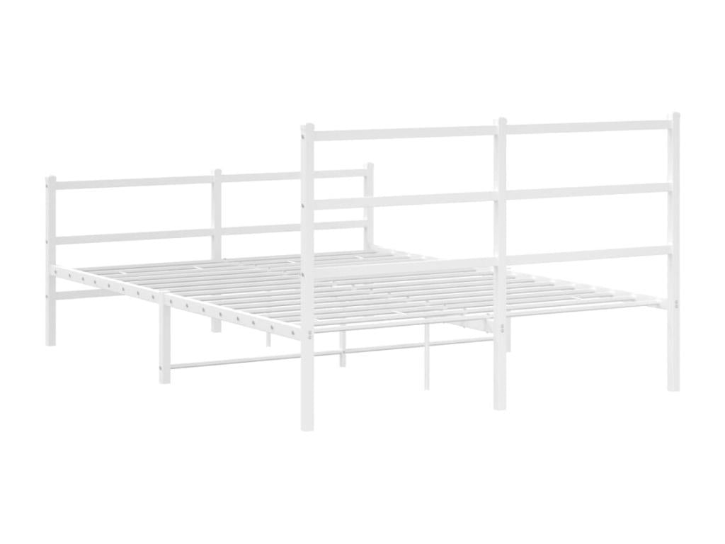White Metal Mattress, 140 x 200 cm