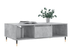 Gray Engineered Wood Coffee Table, 104 x 60 x 35 cm