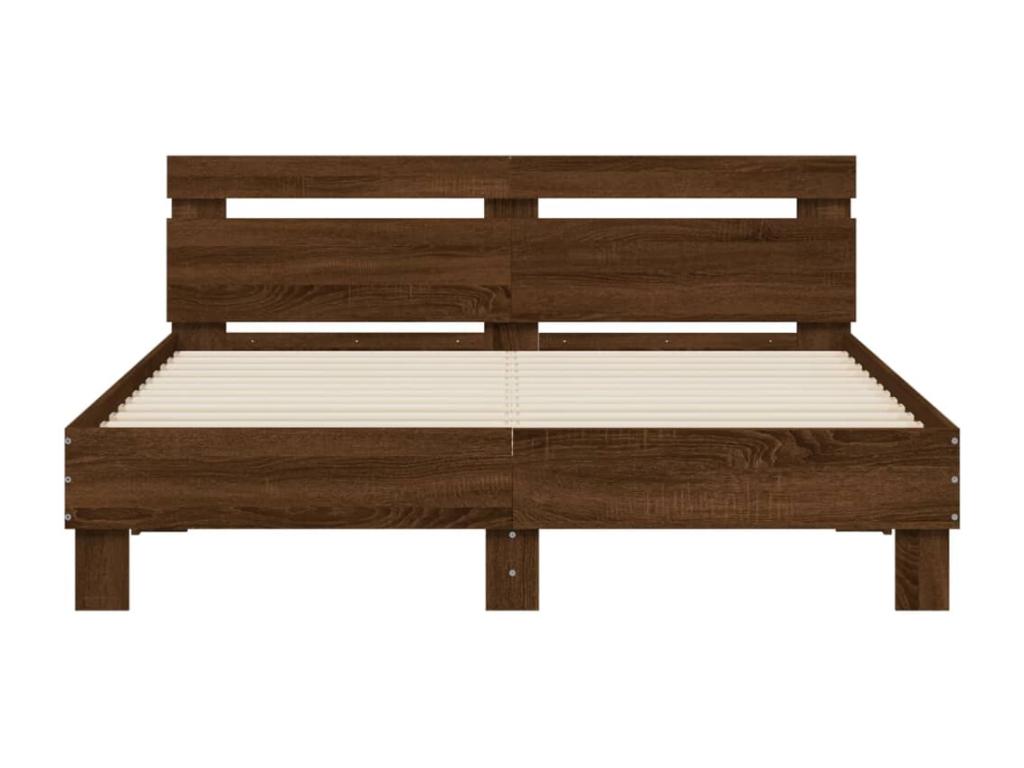 Brown Oak Wood Mattress, 140 x 200 cm