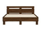 Brown Oak Wood Mattress, 140 x 200 cm