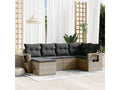 Gray Woven Resin Wicker Outdoor Furniture Set - dlz1766581980840