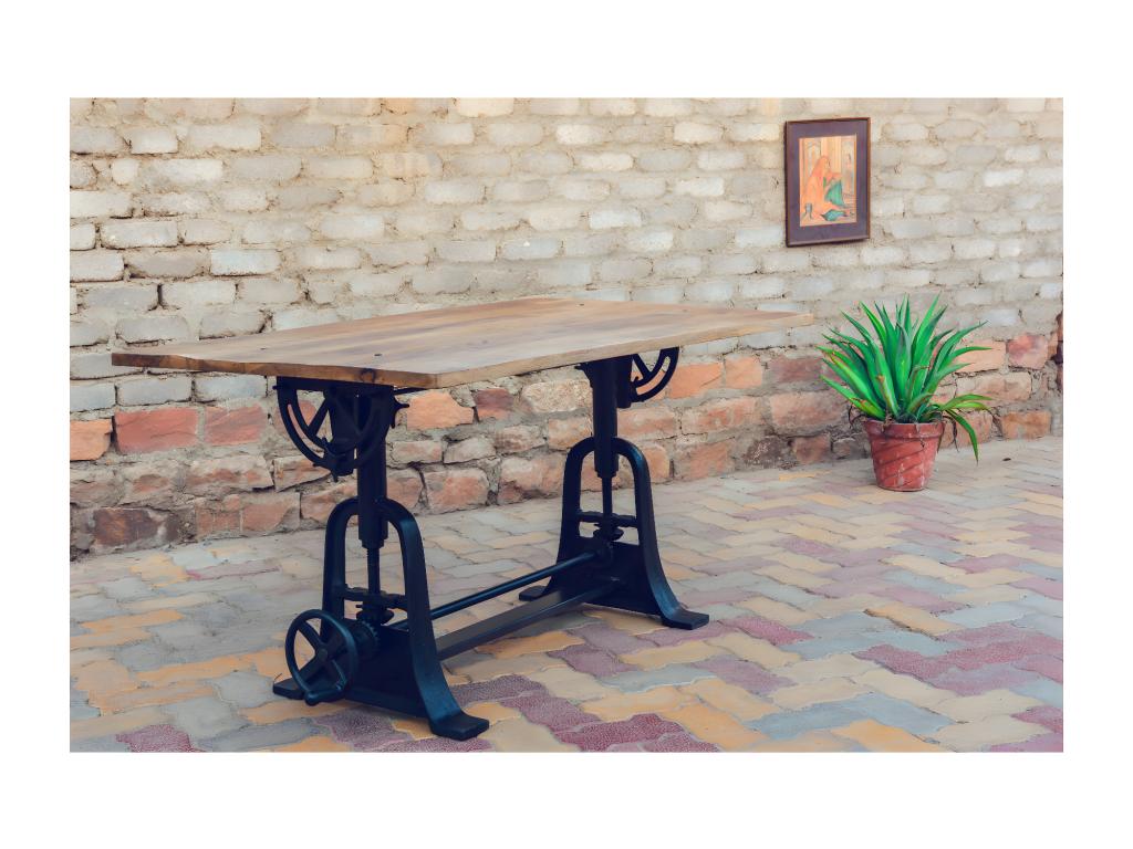 Black Solid Wood Table - dlz1766582081986