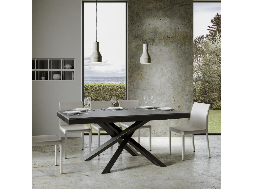 Gray Table, 90 x 160 cm