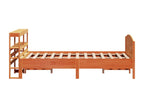 Brown Pine Wood Mattress, 160 x 200 cm