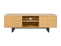 Beige Oak Wood TV Stand