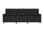 Black Fabric Sofa