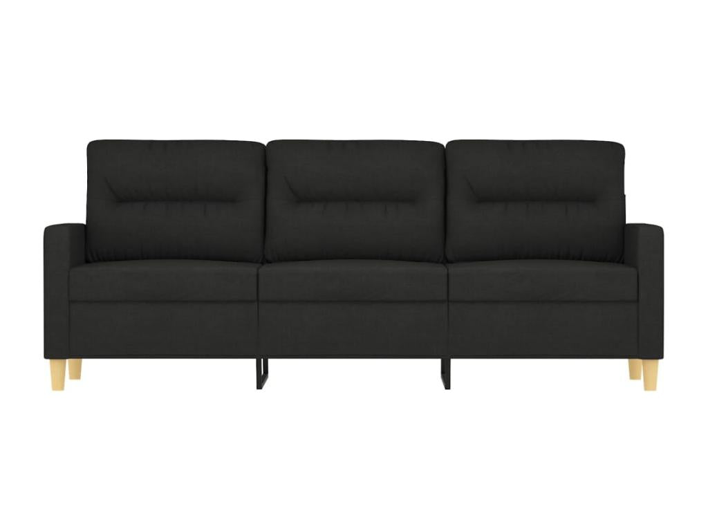 Black Fabric Sofa