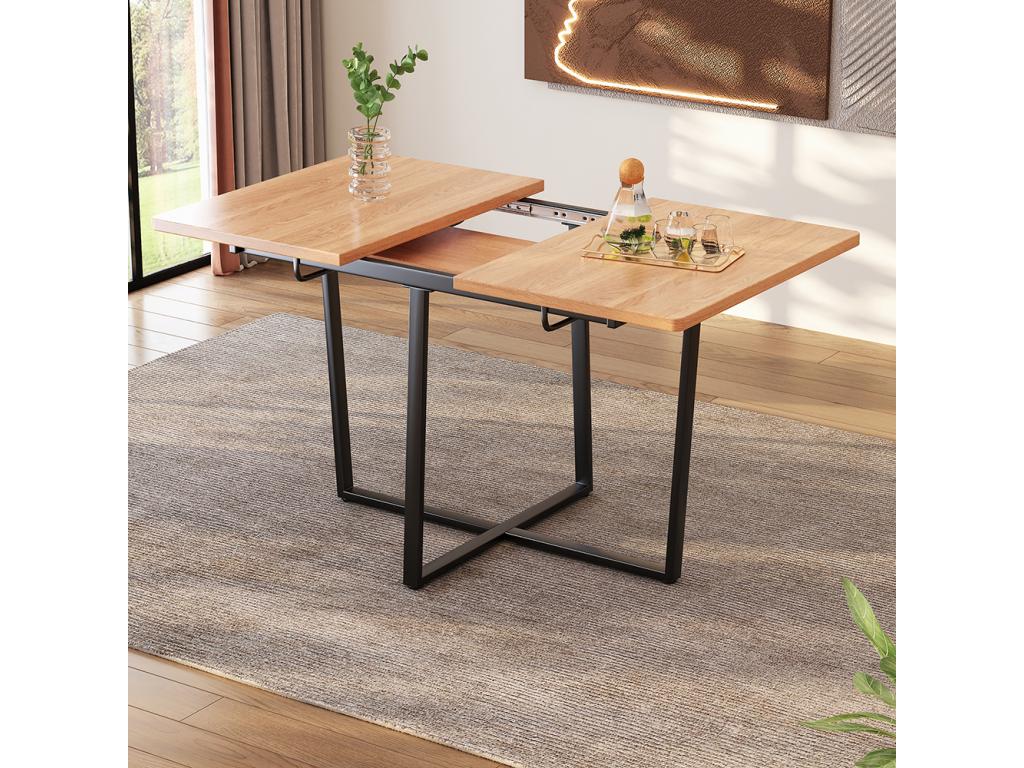 Natural Oak Wood Table - dlz1766582529776