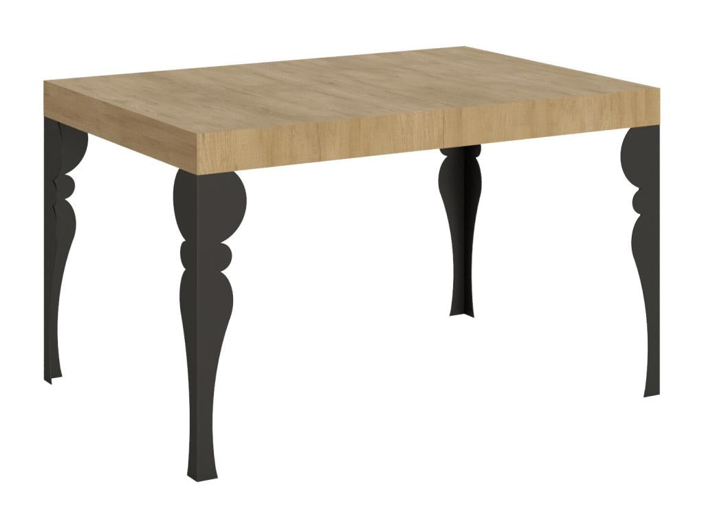 Natural Oak Wood Table, 90 x 130 cm