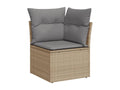 Beige Woven Resin Wicker Outdoor Furniture Set - dlz1766581982612