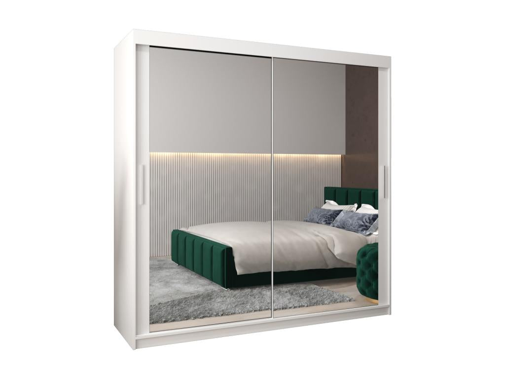 White Wardrobe, 200 x 62 x 200 cm - dlz1766582636862