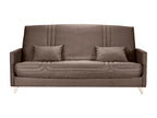 Brown Fabric Mattress, 130 x 190 cm