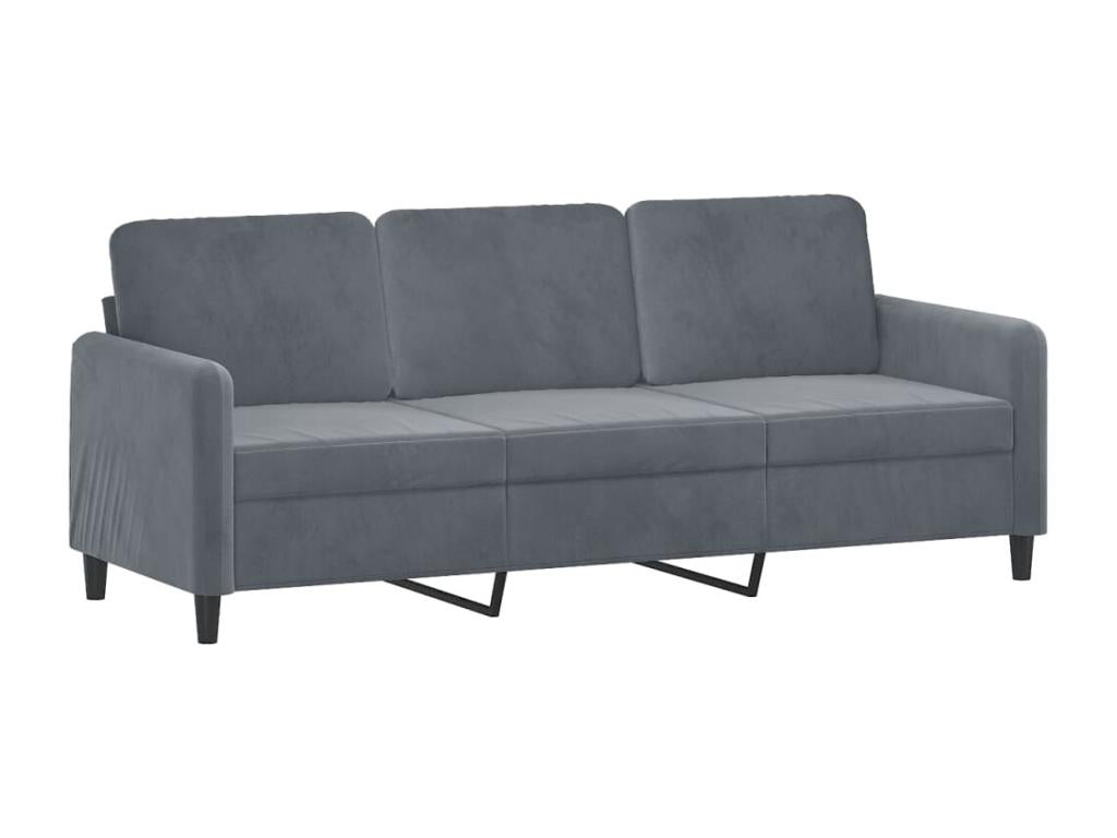 Gray Velvet Sofa