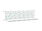Green Fabric Bench