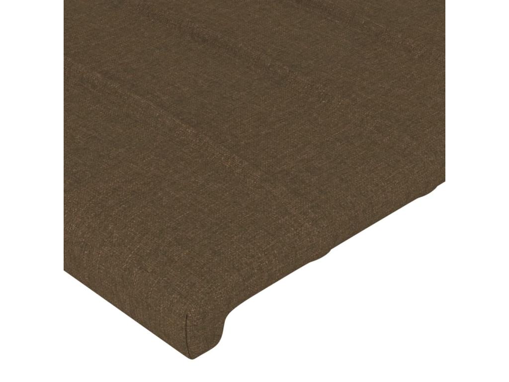 Brown Fabric Bed, 100 x 5 x 78 cm