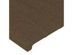 Brown Fabric Bed, 100 x 5 x 78 cm